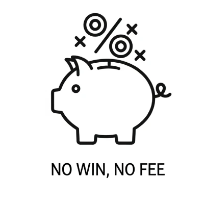 Icono de sin riesgo financiero.